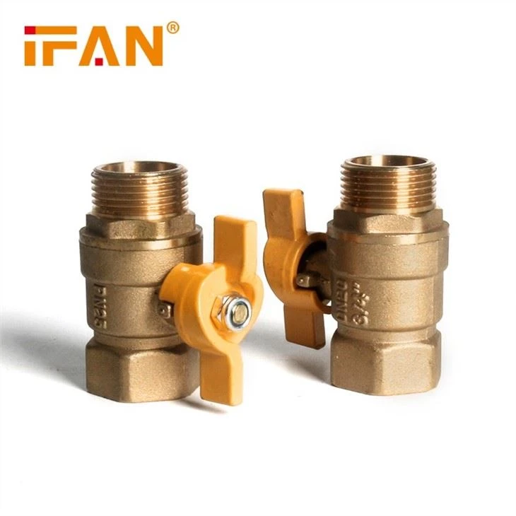 Brass Gas Valve Butterfly