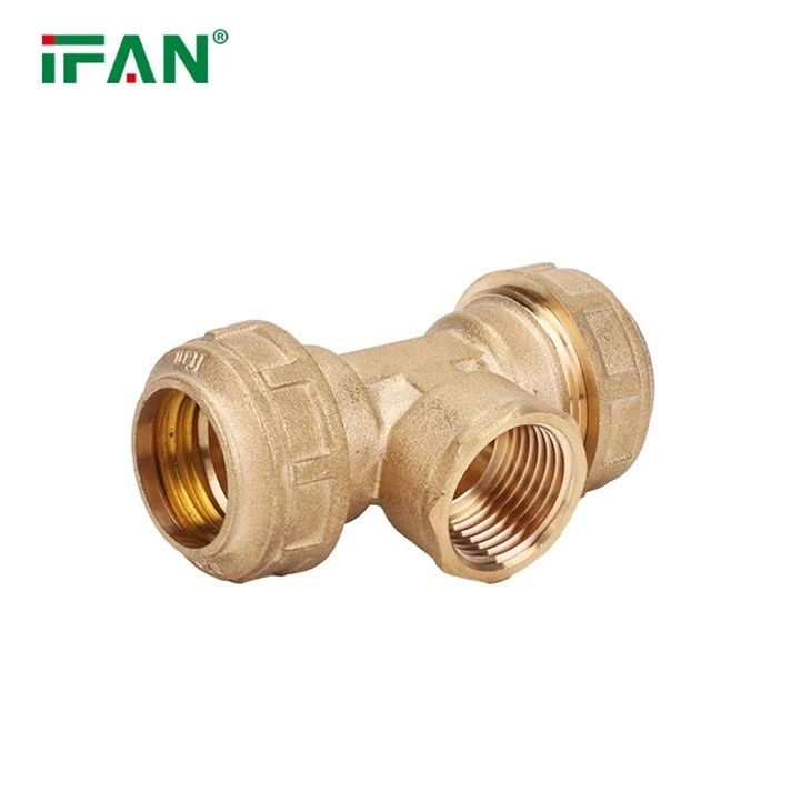 Female Tee Brass PE  Fitting